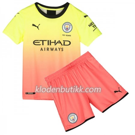 Manchester City Barn Tredjedraktsett 2019-2020 Kortermet (+ Korte bukser)